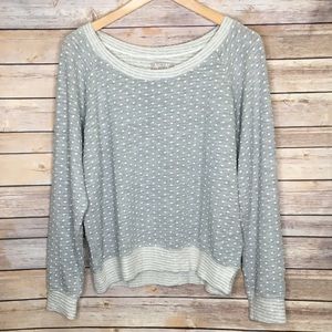 NATION LTD. NWT grey long sleeve pajama top